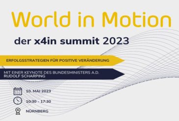 Marketingunterstützung für den „x4in summit 2023“